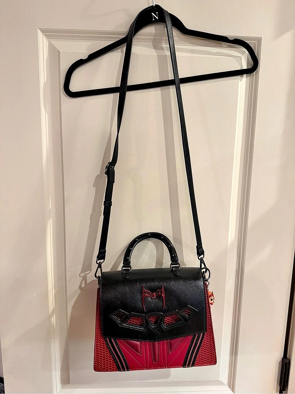 Loungefly Marvel Scarlet Witch Wanda Crossbody Bag Red & Black